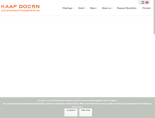 Tablet Screenshot of kaapdoorn.com